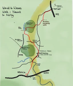 Newick to Nutley Walk