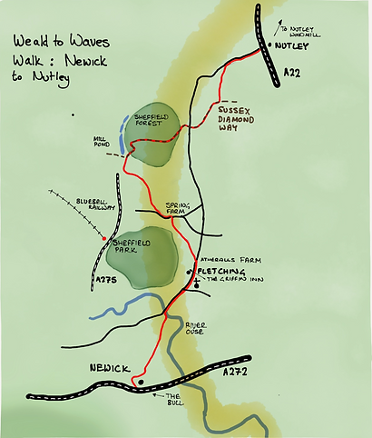Newick to Nutley Walk