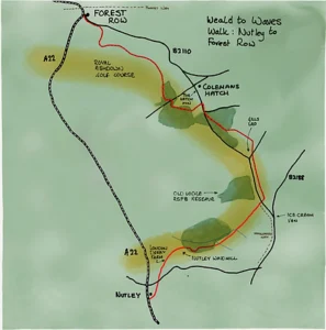Nutley to Forest Row Walk