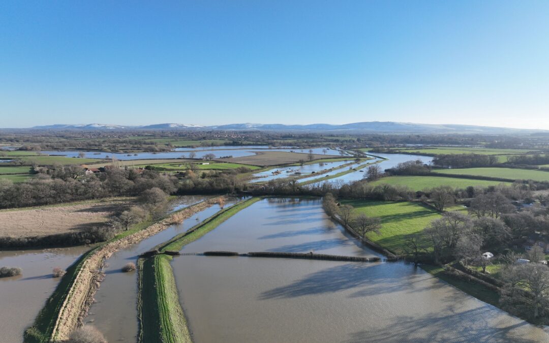Farms under water