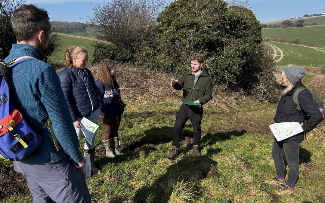 Weald to Waves land manager visit, by Alex Briggs