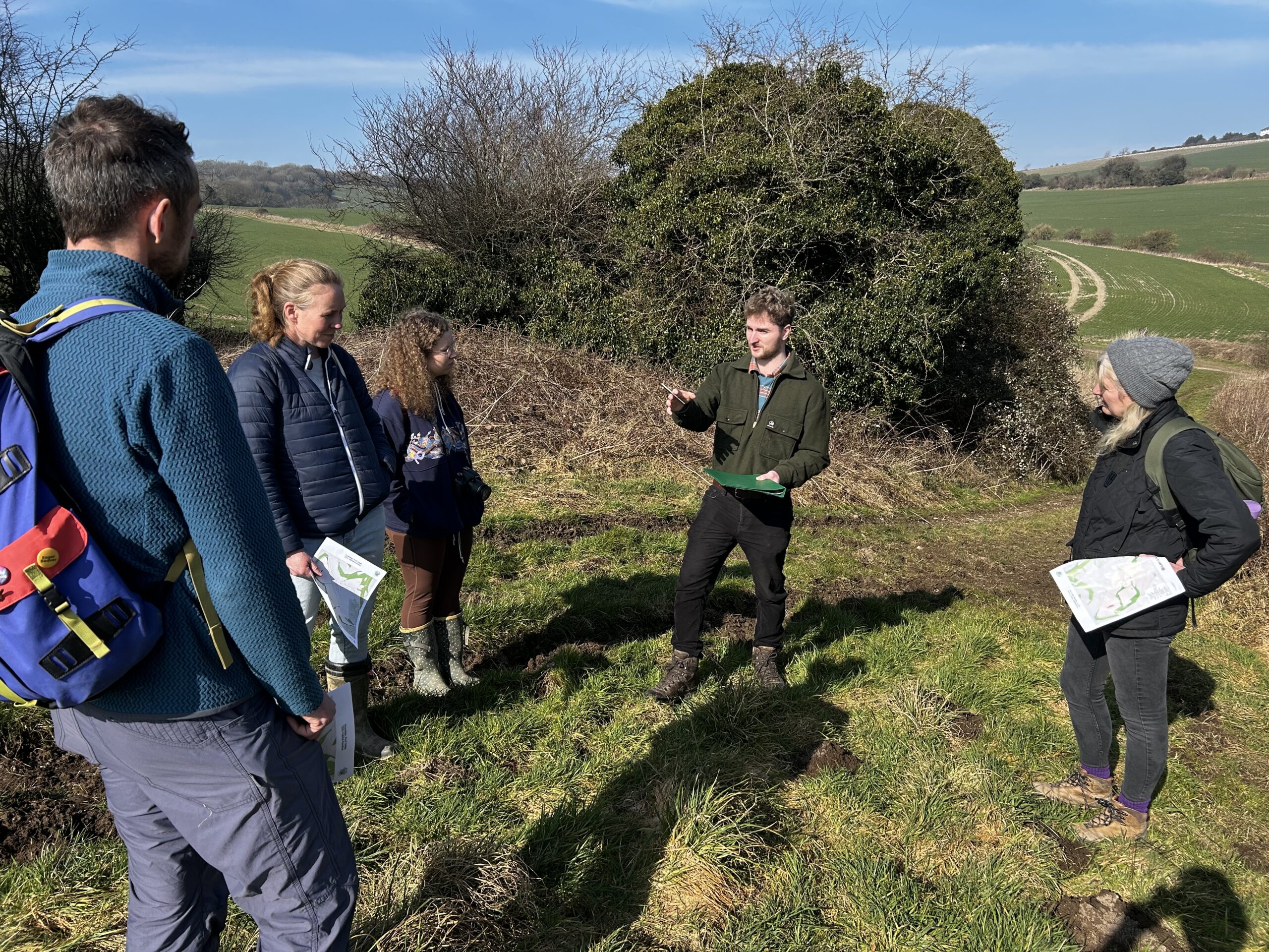 Weald to Waves land manager visit, by Alex Briggs