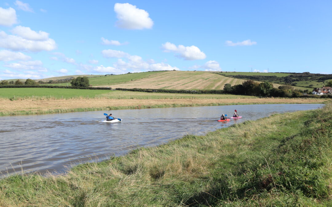 Canoes on Lower Adur, Jasmine Cacioppo