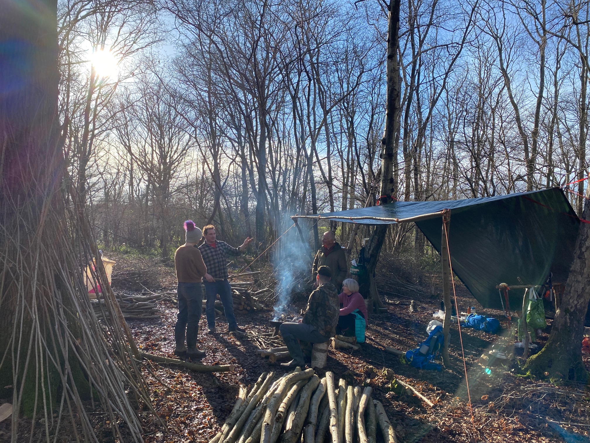 Coppicing at the Wiston Estate, Cathy Cross