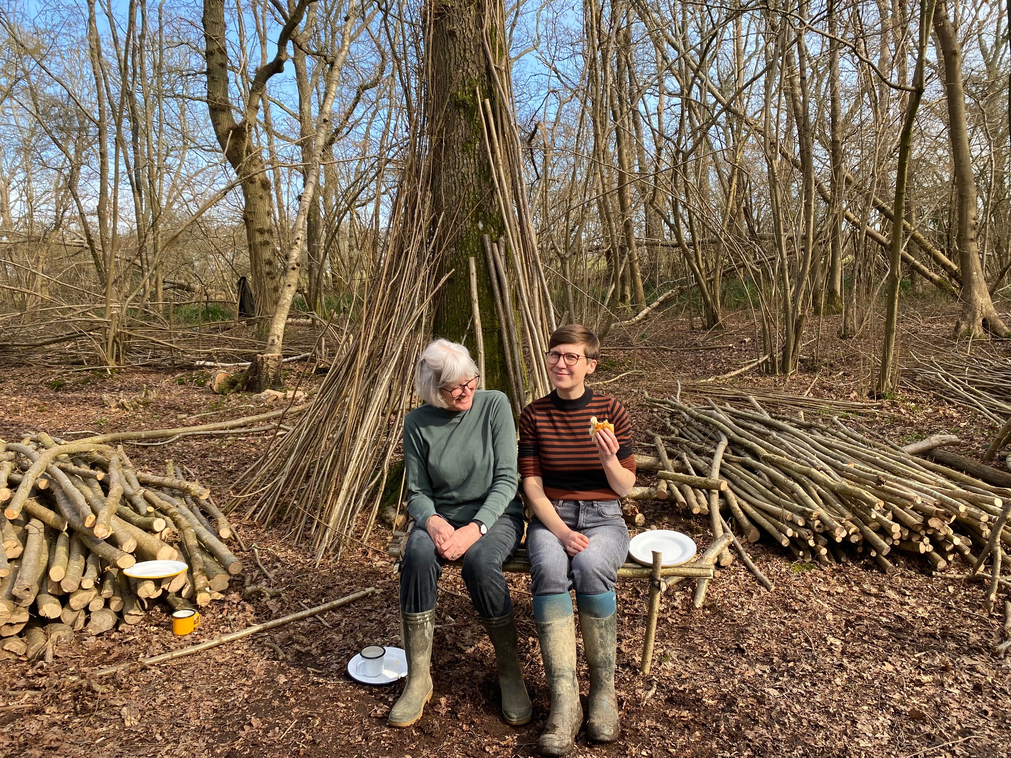 Coppicing at the Wiston Estate, Cathy Cross