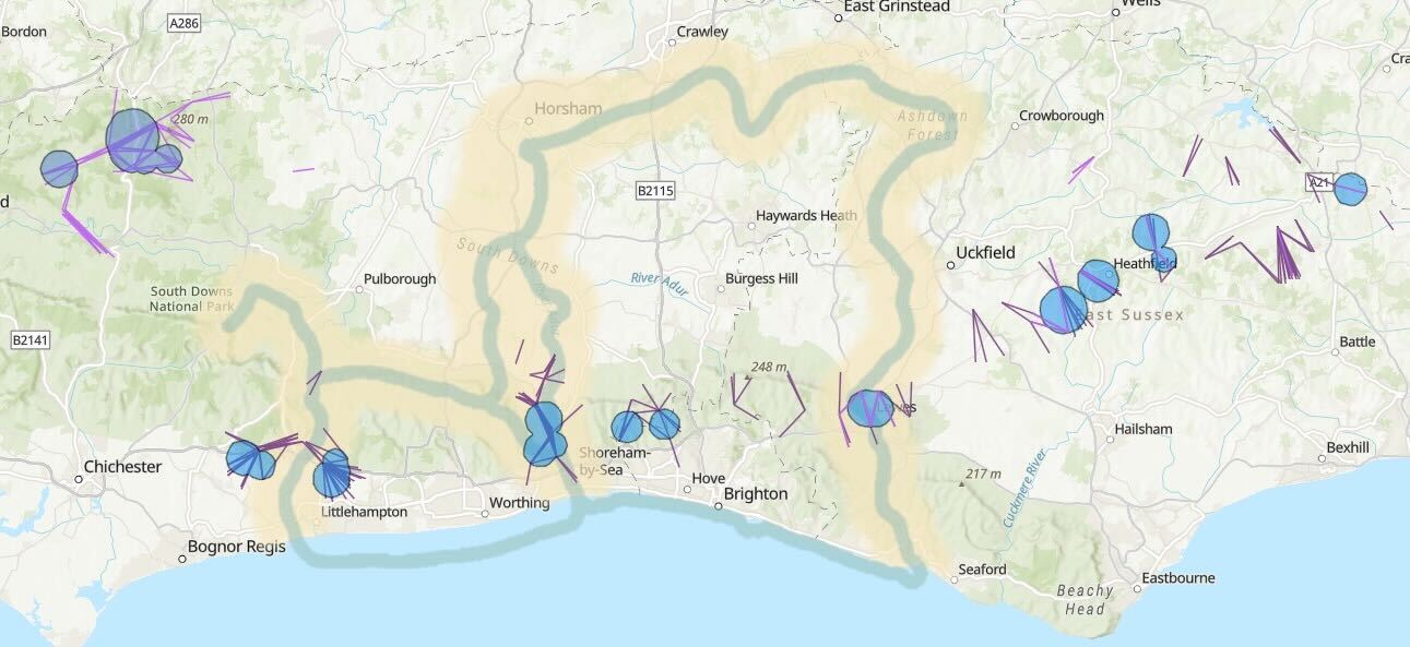Weald to Waves Habitat Connectivity Modelling, Toads and Frogs